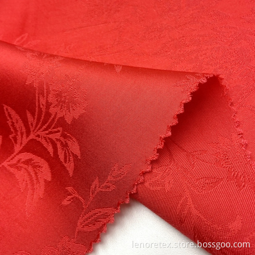 100% Viscose Woven 30s Rayon Jacquard Fabric